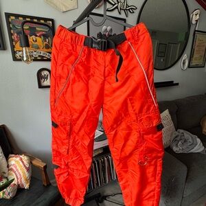 Bright Orange Cargo Pants